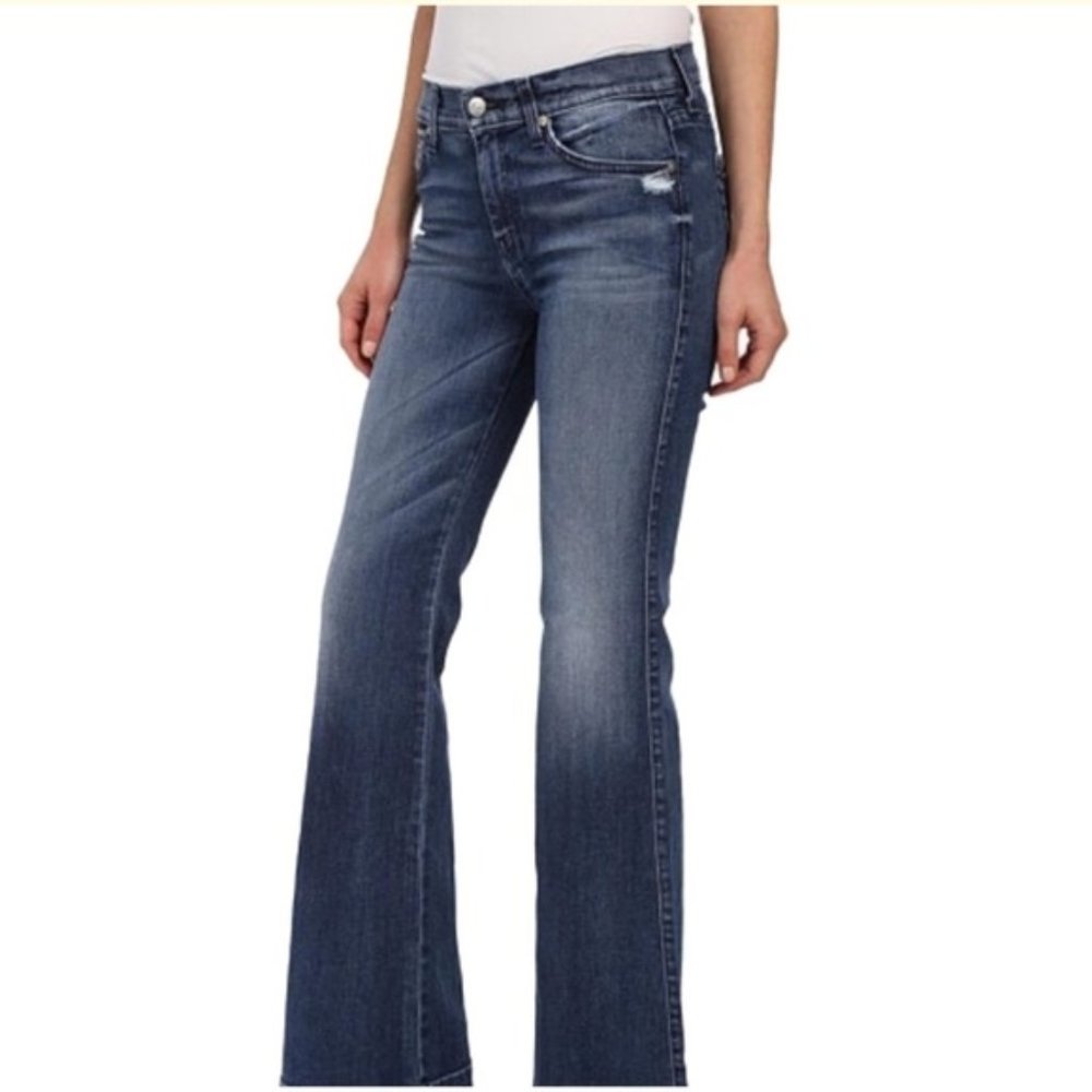 7 For All Mankind Dojo Flare Jeans Size 28